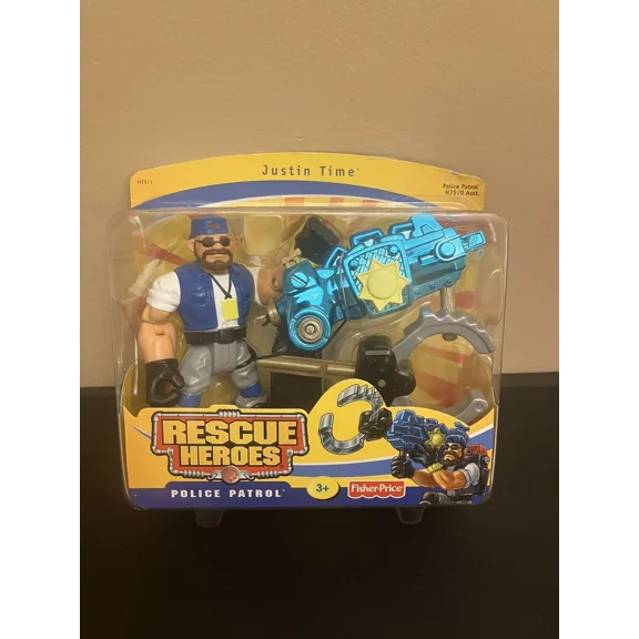 Rescue Heroes Police Patrol ( justin time ) Fisher price ( new sealed )