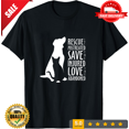 thumbnail image 1 of Rescue Mistreated Save Injured Animals Love Abandoned Men's Black S-5XL, NEW INSTOCK-TH76156, 1 of 2