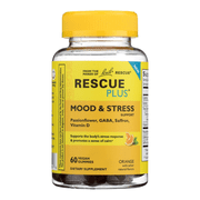 RESCUE Bach Plus Mood & Stress Support Gummies, 60 Count
