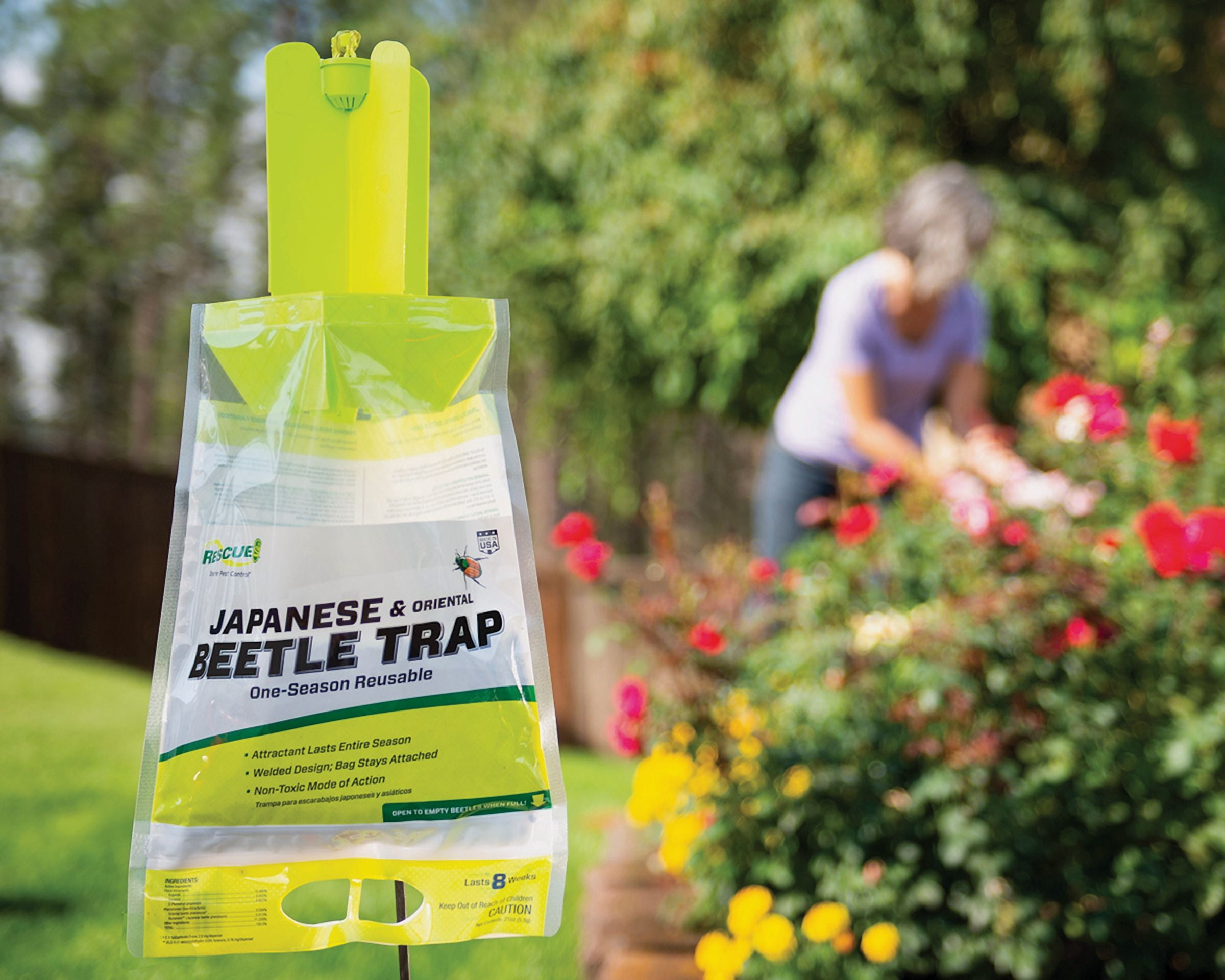 Rescue Oriental & Japanese Beetle Trap - Pack of 4 — Residential Use ...