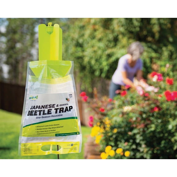 Rescue Oriental & Japanese Beetle Trap - Pack of 4  Residential Use, Standard Application
