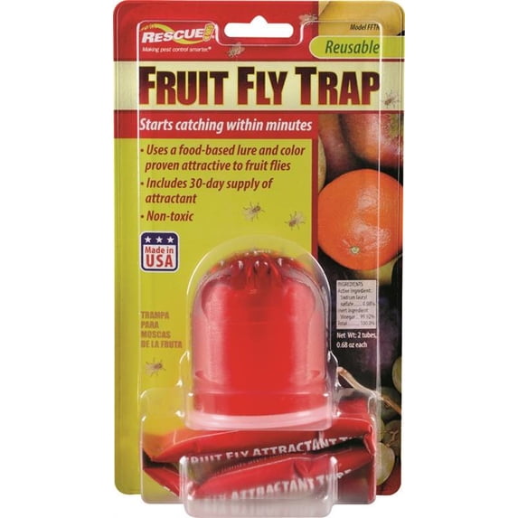 Rescue Reusable Fruit Fly Trap FFTR-BB4