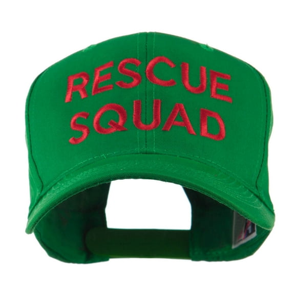 Rescue Squad Embroidered Cap - Kelly Green OSFM