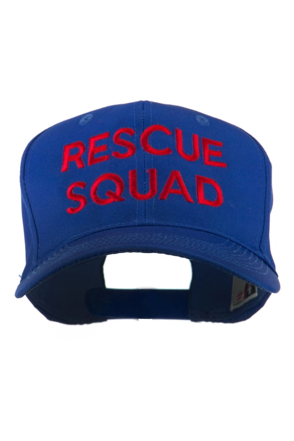 Rescue Squad Embroidered Cap - Royal OSFM