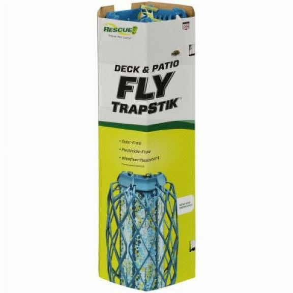 Rescue TSBF-BB6 Deck & Patio TrapStik Fly Trap - Quantity of 12