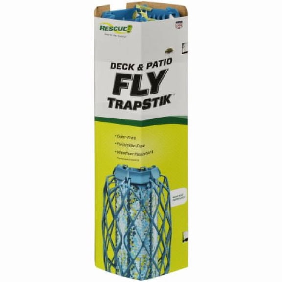 Rescue TSBF-BB6 Deck & Patio TrapStik Fly Trap - Quantity of 3