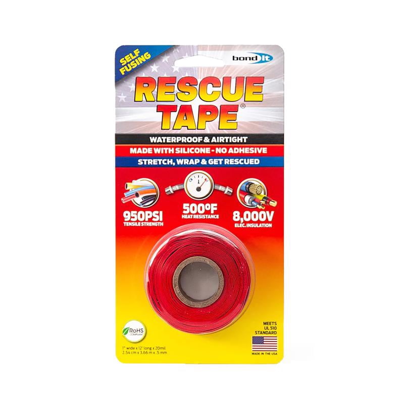 Rescue Tape Red 1 in. W X 12 ft. L Silicone Tape - Walmart.com
