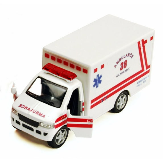 Rescue Team Ambulance, White - Showcasts 5259DW - 5 Inch Scale Diecast Model Replica (Brand New, but NOT IN BOX)