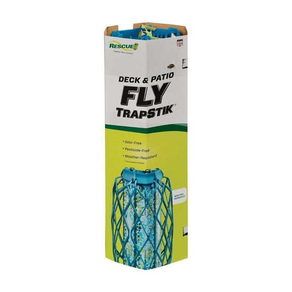 Rescue TrapStik Deck & Patio Fly Trap - Pack of 10