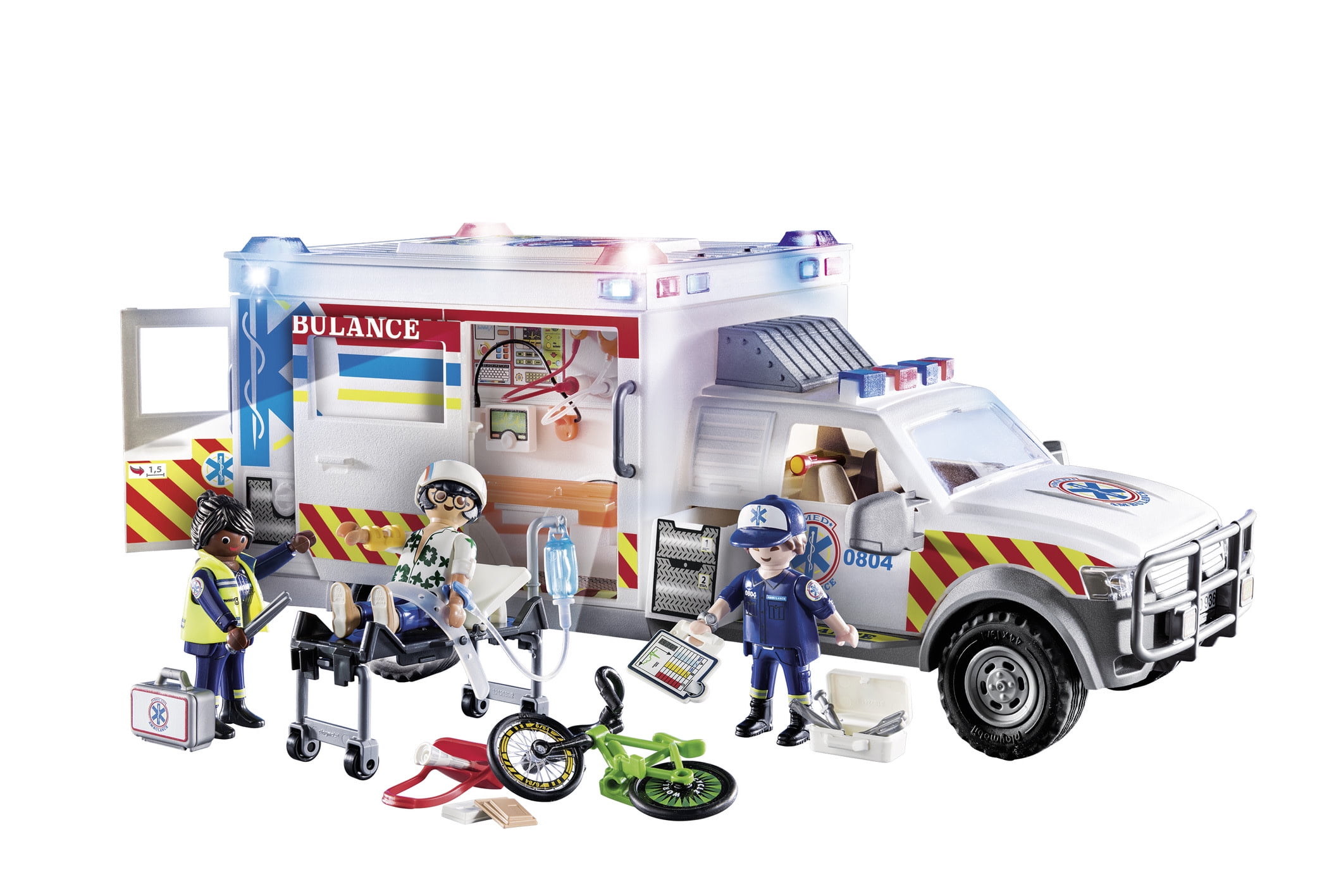 Playmobil Rescue Vehicle: Us Ambulance City Action Multicolor