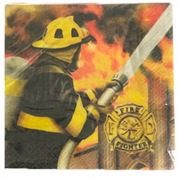 Rescue Vehicles 'Heroes in Action' Small Napkins (16ct)