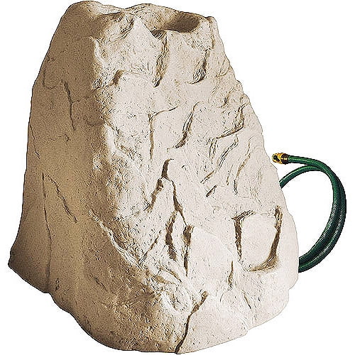 Rescue Waterstones 60 Gal Rain Barrel with Downspout Diverter