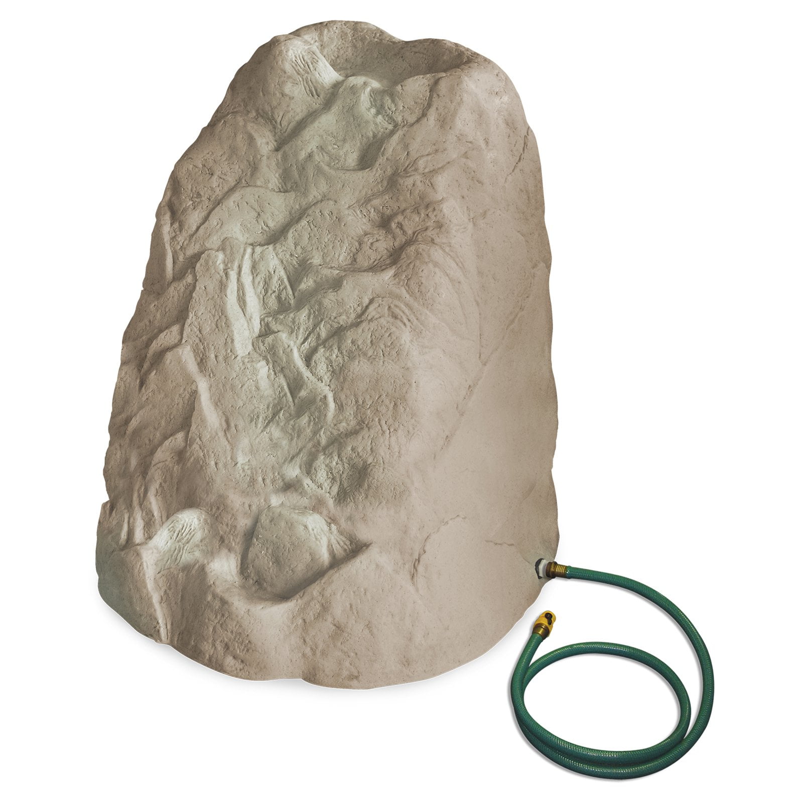 Rescue Waterstones 80 Gal Rain Barrel with Downspout Diverter