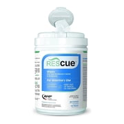 Rescue Disinfectant Wipes, 160 Count – One-Step Cleaner, Deodorizer & Broad-Spectrum Pathogen Killer