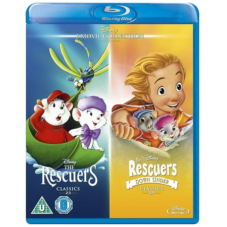 Rescuers & Rescuers Down Under Blu-ray 2 Movie Collection Region Free price history on PriceWatchPro