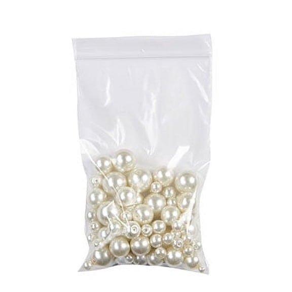 SSWBasics Resealable All Clear Plastic Bags - Case of 500 -Zip Lock Bags 2 Mil Thick Durable