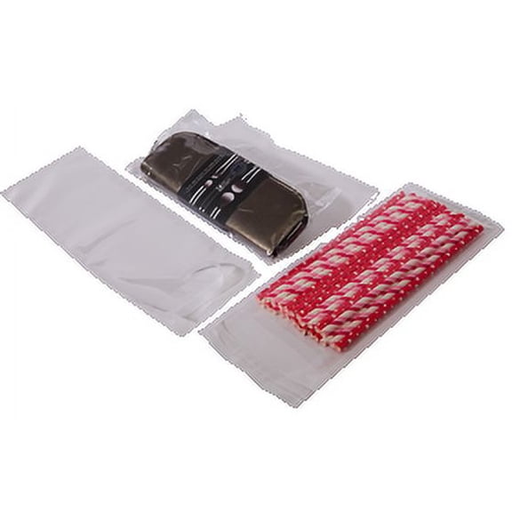 Resealable Lip & Tape Polypropylene Bags, 4.125" X 9.5", Clear 1.6 mil with 1.5" Lip - Case of 1000 Bags