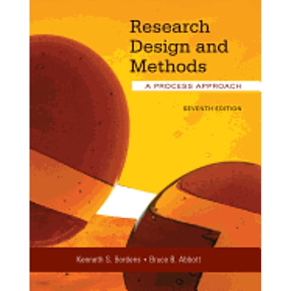Pre-Owned Research Design And Methods: A Process Approach - Bordens, Kenneth