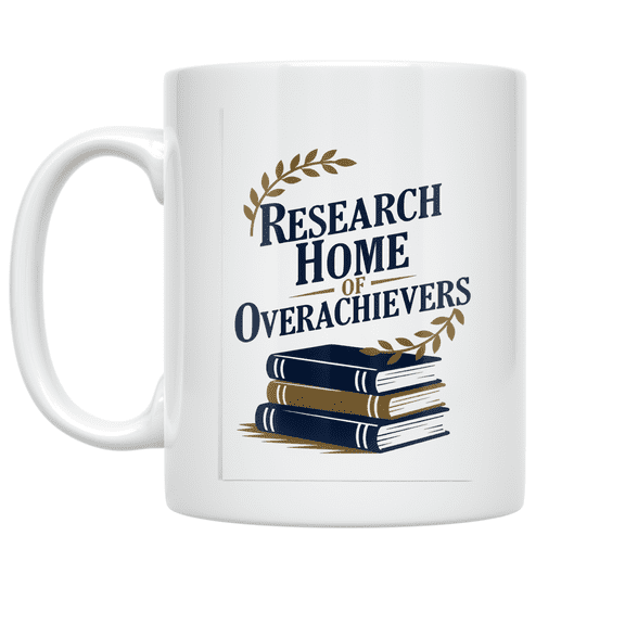 Research Home of Overachievers - Academic Enthusiast - 11 oz Ceramic Coffee Mug