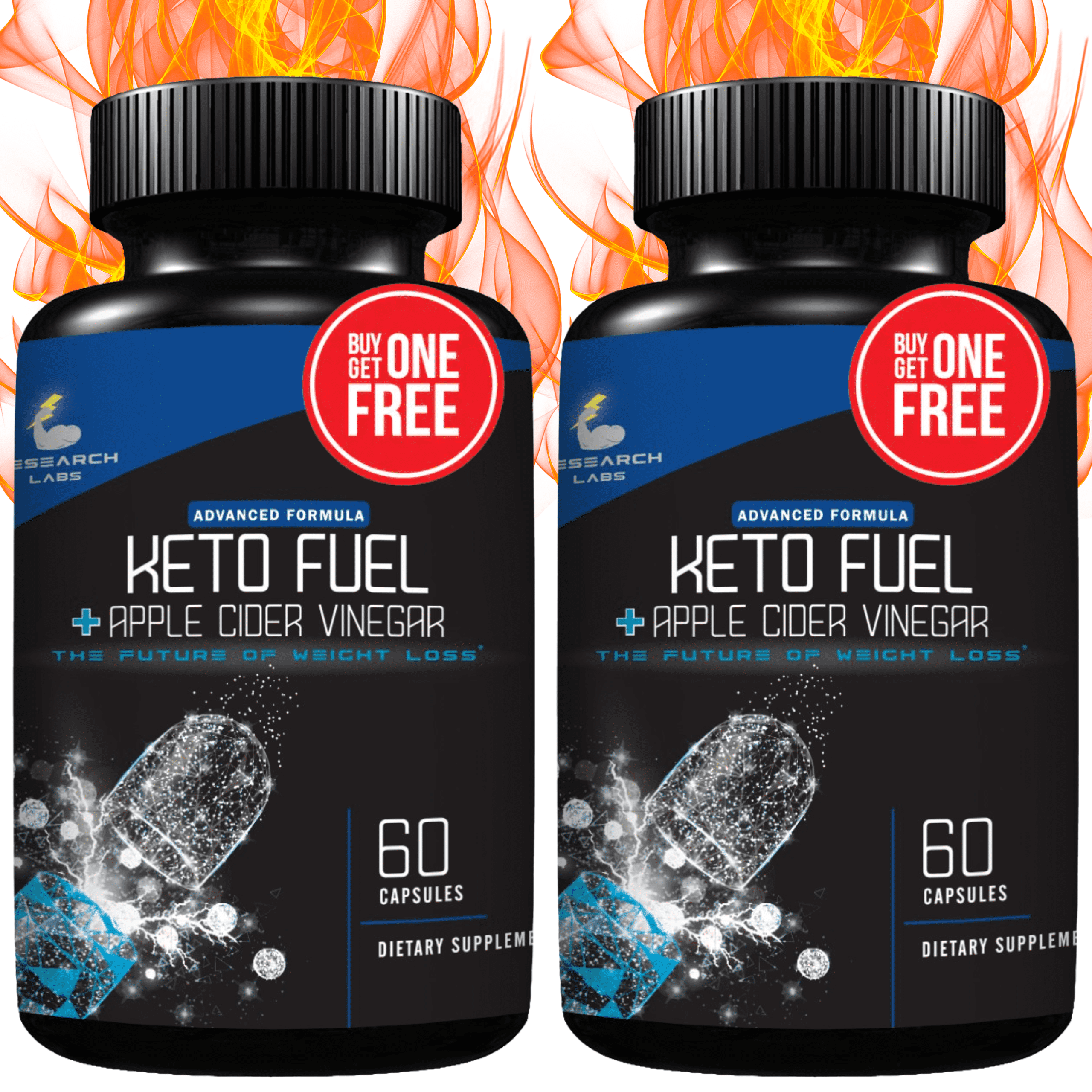Research Labs Extreme Keto Pills Supplement Fat Burner. Buy 1 Get 1