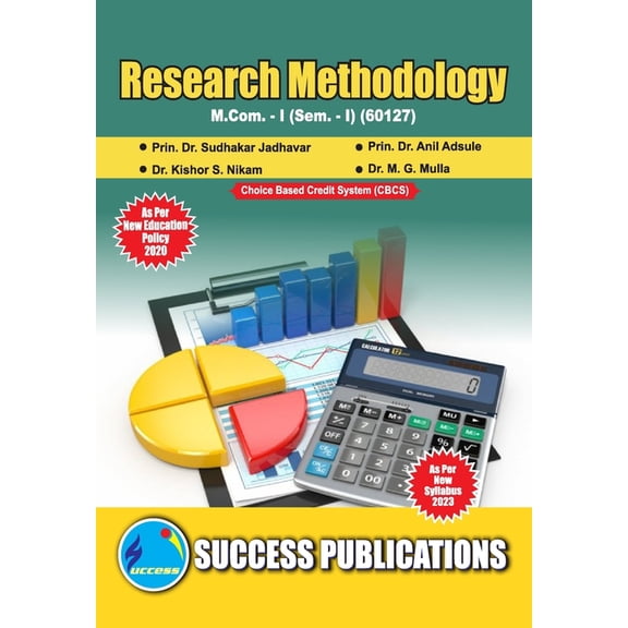 Research Methodology, First Year, M.Com, Sem-I-English, (Paperback)