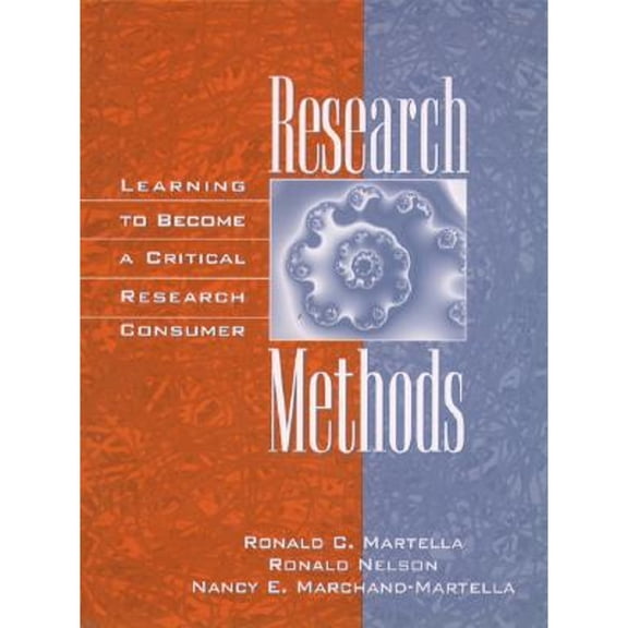 Pre-Owned Research Methods: Learning to Become a Critical Research Consumer, 9780205271252, 0205271251, Hardcover, 1 edition