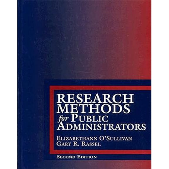 Pre-Owned Research Methods for Public Administrators