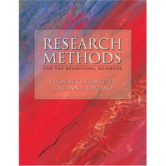 Pre-Owned Research Methods for the Behavioral Sciences with InfoTrac Hardcover Lori-Ann B. Forzano, Frederick J Gravetter