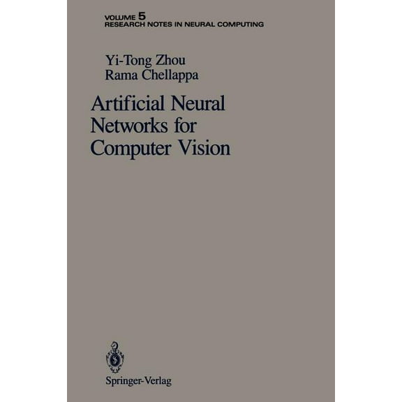 Research Notes in Neural Computing Artificial Neural Networks for Computer Vision, Book 5, (Paperback)