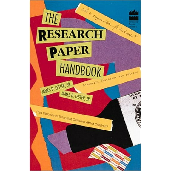 Pre-Owned Research Paper Handbook (Paperback 9780673360168) by James D Lester, James D Lester