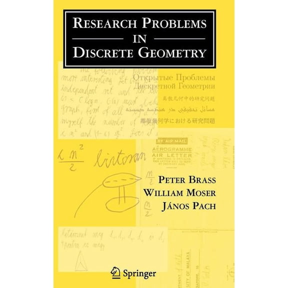 Research Problems in Discrete Geometry, (Hardcover)