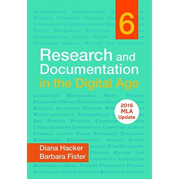 Pre-Owned Research and Documentation in the Digital Age with 2016 MLA Update, 9781319083502, 1319083501, Paperback, Sixth edition