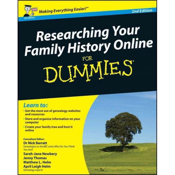Pre-Owned Researching Your Family History Online For Dummies, 2nd Edition (UK Edition) Paperback