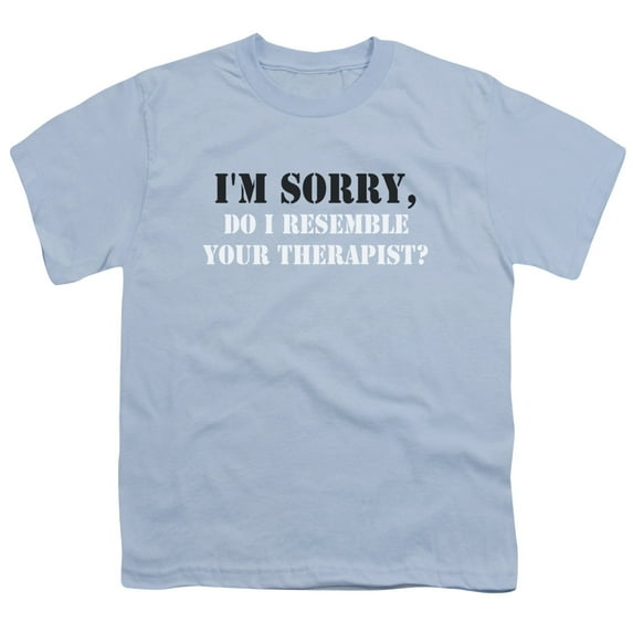 - Resemble Your Therapist - Youth Short Sleeve Shirt - Large