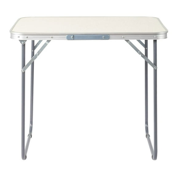 ResenKos Aluminum Folding Table, 2.3ft Height, Portable Camping Essential For Outdoor Adventurers, Durable Construction, Tabletop Goose Egg Whites