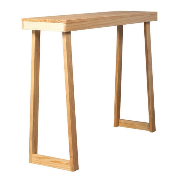 ResenKos Premium Solid Wood Console Table, Narrow Entryway Sofa Table For Living Room, Foyer, Hallway Decor, Wood