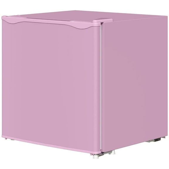 Resenkos 1.1 Cu.Ft Countertop Mini Freezer, Compact Upright Freezer with Removable Shelves, Pink