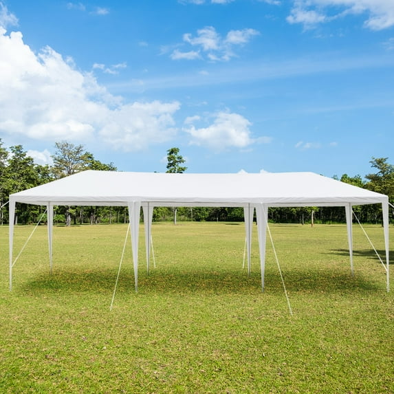 Resenkos 10x30Ft Party Tent Without Sidewalls, Outdoor Canopy Tent Wedding Gazebo