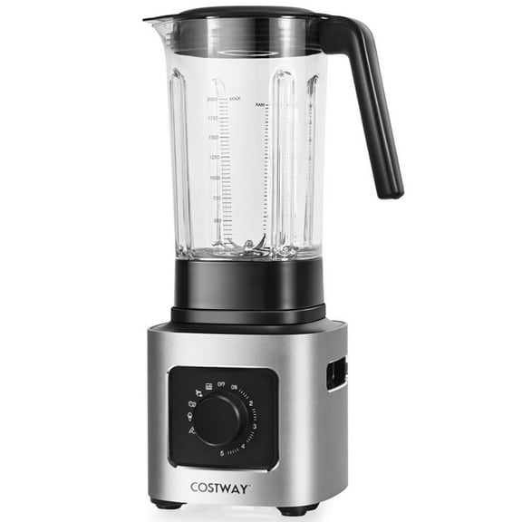 Resenkos 1500W 5-Speed Countertop Smoothie Blender with 5 Presets and 68oz Tritan Jar-Silver, Beer Tower Dispenser Drink Dispenser for Kitchen Party