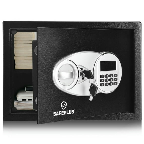 Resenkos 2-Layer Safe Deposit Box with Digital Keypad