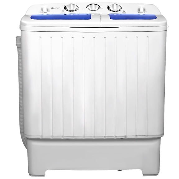 Resenkos 20 lbs Compact Twin Tub Washing Machine for Home Use, Portable Washing Machine for RV, Apartments and Dorms