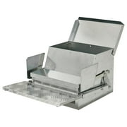 Resenkos 25 lbs Capacity Automatic Chicken Poultry Feeder with a Galvanized Steel and Aluminium Build, Weatherproof Design