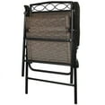 thumbnail image 1 of Resenkos 3 Patio Dining Set, Small Patio Conversation Furniture Set with Patio Folding Chairs and Table, 1 of 9