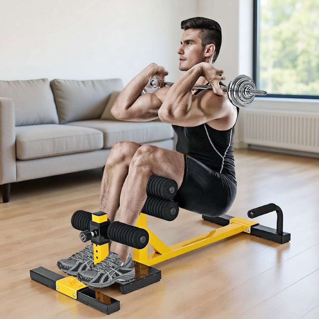 Resenkose 3-in-1 Sissy Squat Ab Workout Home Gym Sit-up Machine