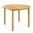 thumbnail image 1 of Resenkos 4-Person Large Round Outdoor Dining Table for Patio Back Deck, Balcany, Poolside, 1 of 7