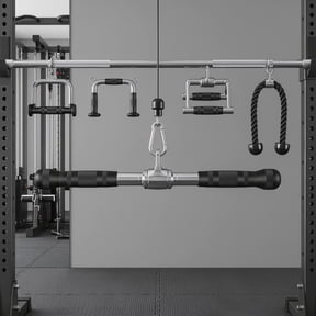 Resenkos 4-Piece Cable Machine Attachment Set for Home Gym