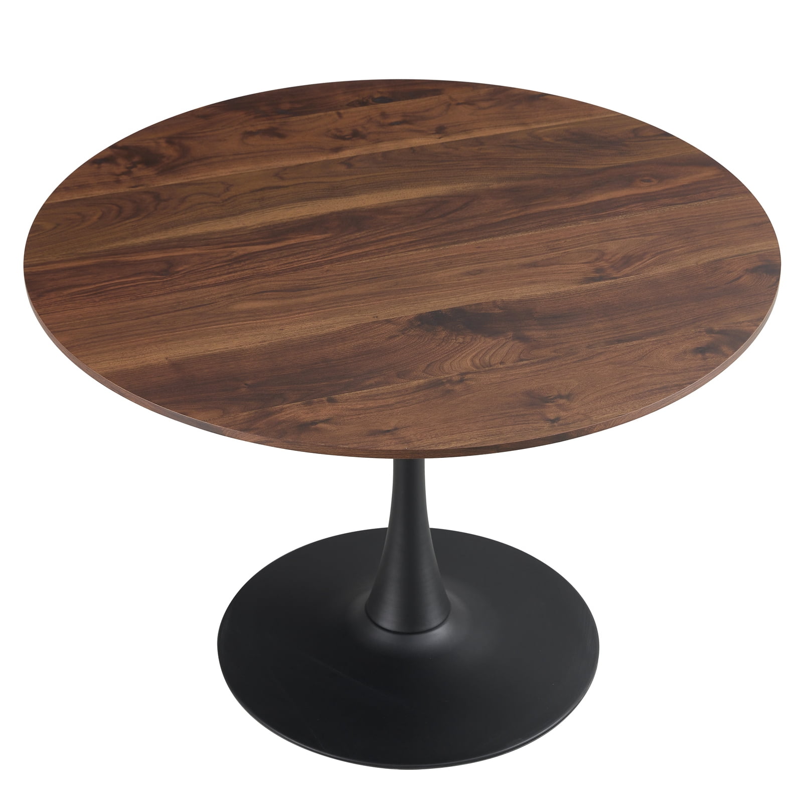 Resenkos 42" Mid-Century Modern Round Tulip Dining Table with Pedestal ...