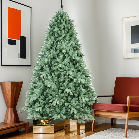 Resenkos 4ft Tabletop Artificial Christmas Tree with Foldable Base for Indoor Decor, Green