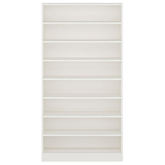 Resenkos 5-Tier Storage Shelf, Multi-Level Display Table, Living Room Home Furniture, Space-Saving & Stylish, White