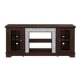 thumbnail image 1 of Resenkos 58-Inch Modern Entertainment Center with Faux Stone Finish - Cherry, 1 of 16